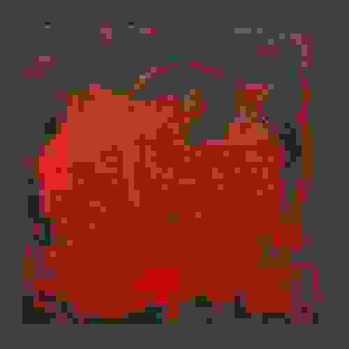 Tigers Blood - Small red painting by Sam Roloff
