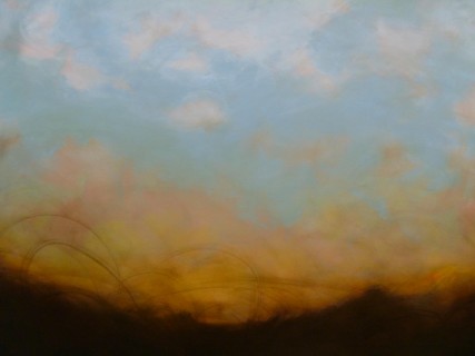 Looking West -3169- Artist Sam Roloff Oil on Canvas