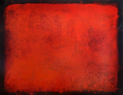 The Big Red One 48x60 inches sgr3165 Sam Roloff Portland Artist
