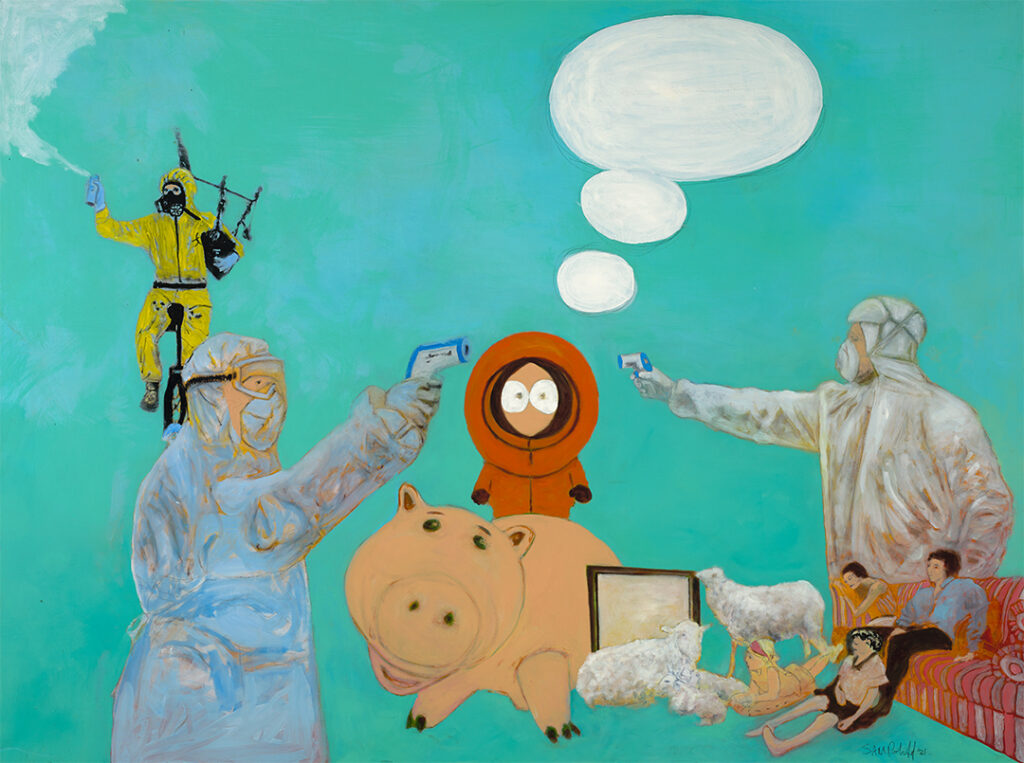 What would Kenny say? | Oil on Canvas |  48x36 in  | Sam Roloff| 2021
