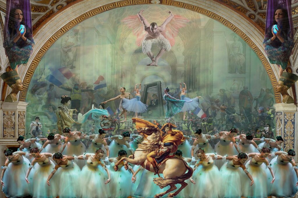 The School of Athens, Retake | 30x40" | Giclée on Panel | 2019 | Sam Roloff 3413