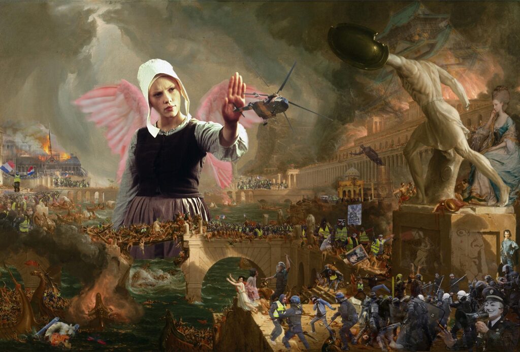 Sam Roloff deYoung Museum open 2023 yellow vests france