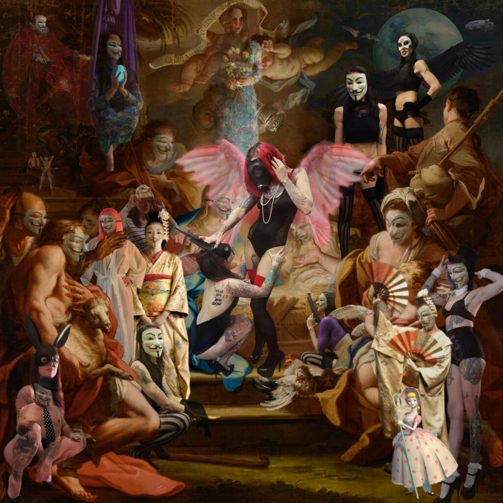 Birth of Anonymous Nation v1 | Digital Media | ID# 3420 | 24x24in | Sam Roloff | 2019