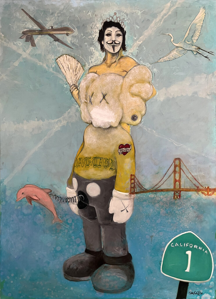 3340 The Pink Dolphin Golden gate bridge Oakland hwy 1 "Sam Roloff"