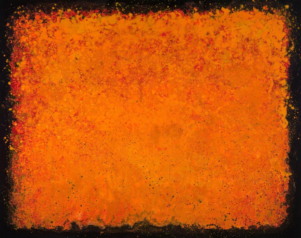 sam roloff red abstracts paintings